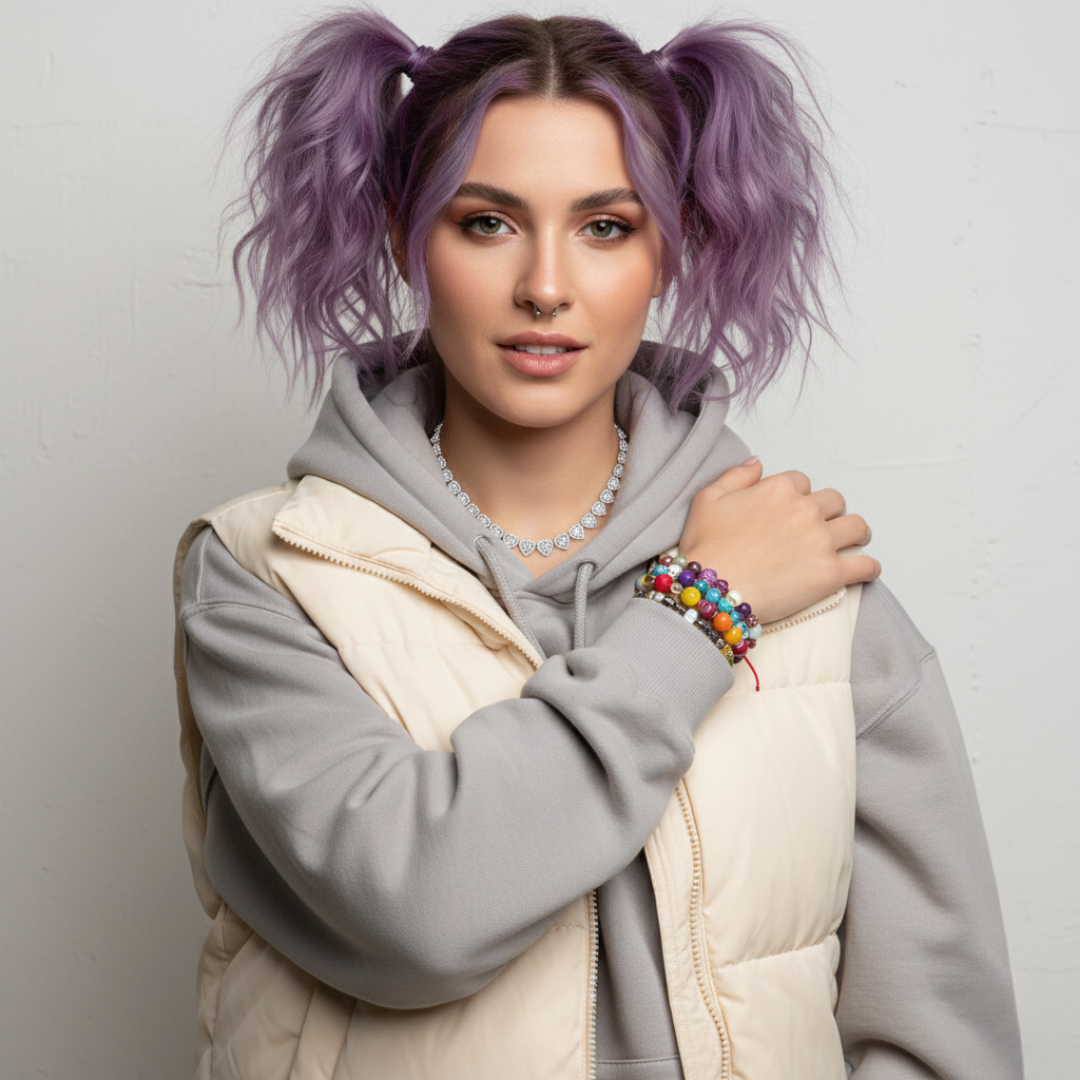 Colier Tennis Aura of Desire