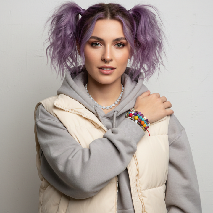 Colier Tennis Aura of Desire